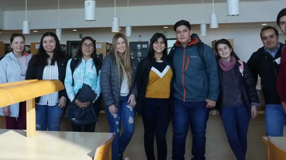 Alumnos de Chile se forman en un curso de horticultura en Huesca