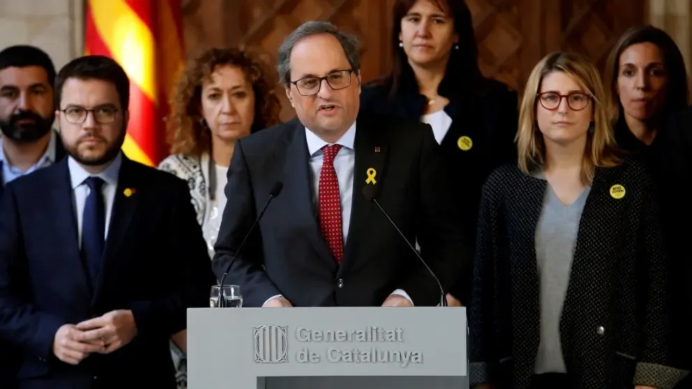 Vinculan al presidente catalán con el "procés"