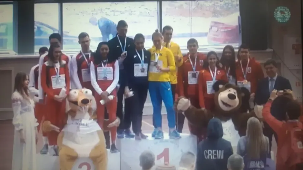 La atleta de Ballobar Elena Daniel se cuelga un bronce en Bielorrusia