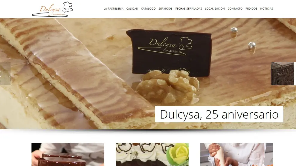 La firma Dulcysa, pastelería fina y artesanal