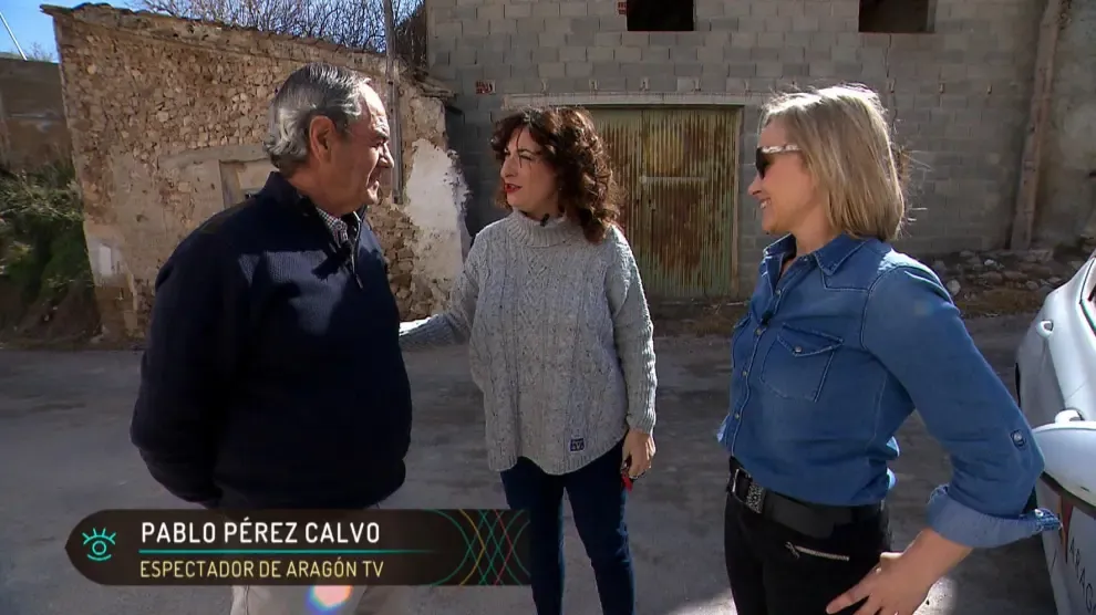 Eva Berlanga muestra su trabajo en el programa de Aragón TV "Nos vemos"