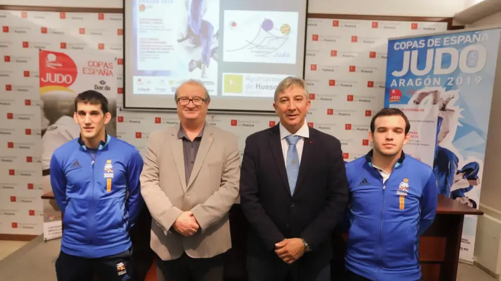 El Palacio de los Deportes de Huesca ultima los preparativos para la gran cita del judo