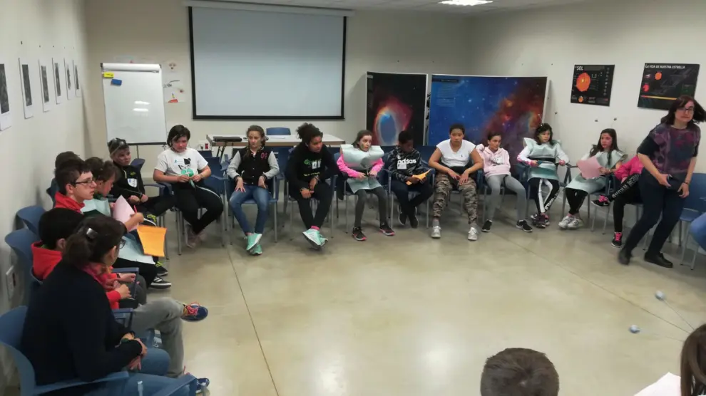 Los consejeros de la Ciudad de las Niñas y los Niños dan ideas para el Planetario de Huesca