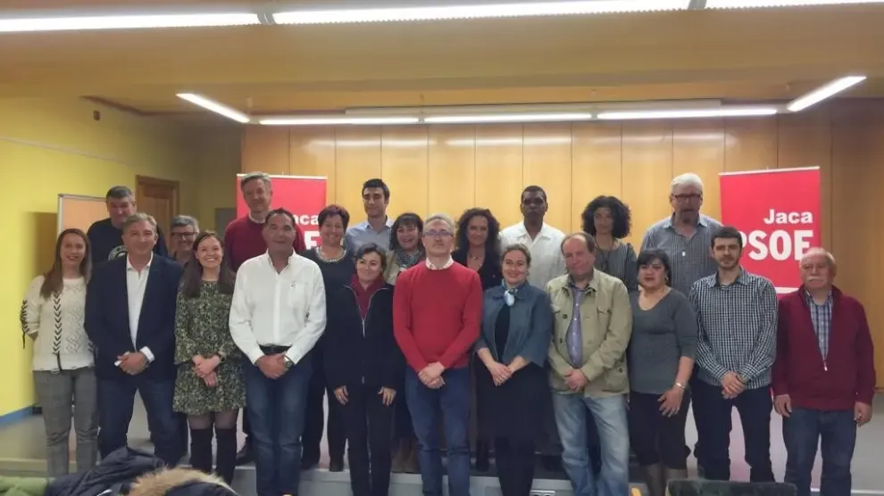 El PSOE de Jaca aprueba la lista al Ayuntamiento local para el próximo 26 de mayo