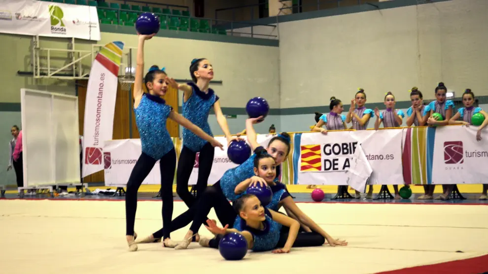 Amplia representación de gimnastas de la provincia en Teruel