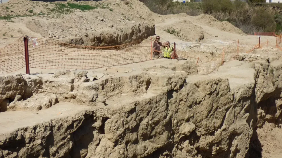 Se paralizan las excavaciones en el yacimiento de Barbastro