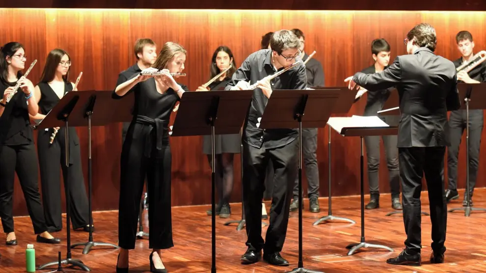 El Conservatorio de Huesca celebra las VI Jornadas de flauta travesera de Aragón