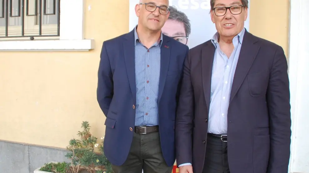 Aliaga respalda la candidatura de Villellas para alcalde de Sariñena