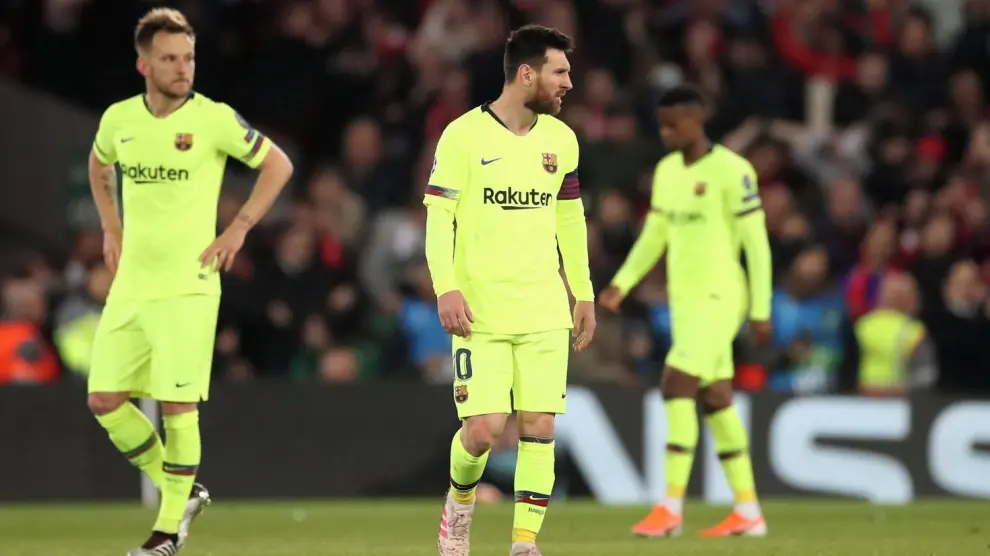 El Barcelona sufre en Liverpool otro hundimiento europeo