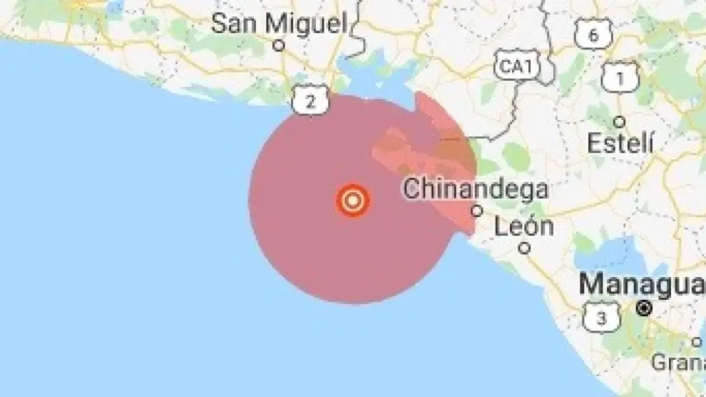 Un terremoto de 5,9 sacude El Salvador