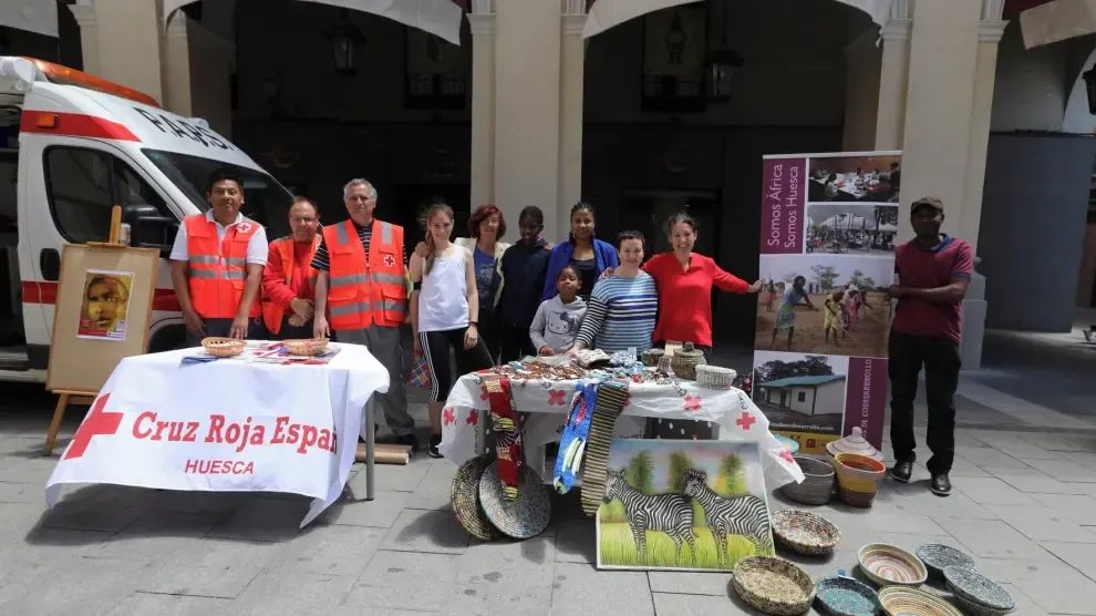 Cruz Roja en Huesca da a conocer la realidad del continente africano