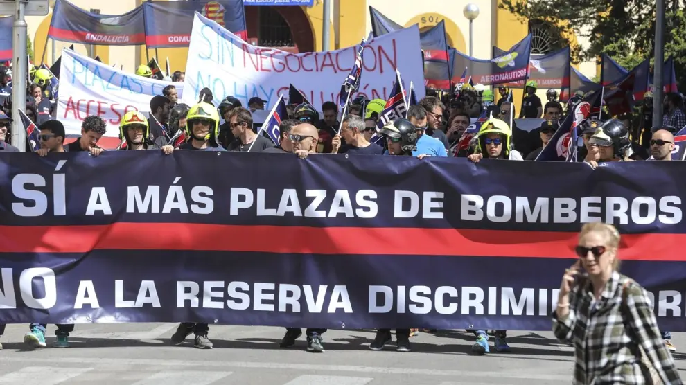 La Diputación de Huesca suspende las oposiciones de Bomberos previstas para este fin de semana