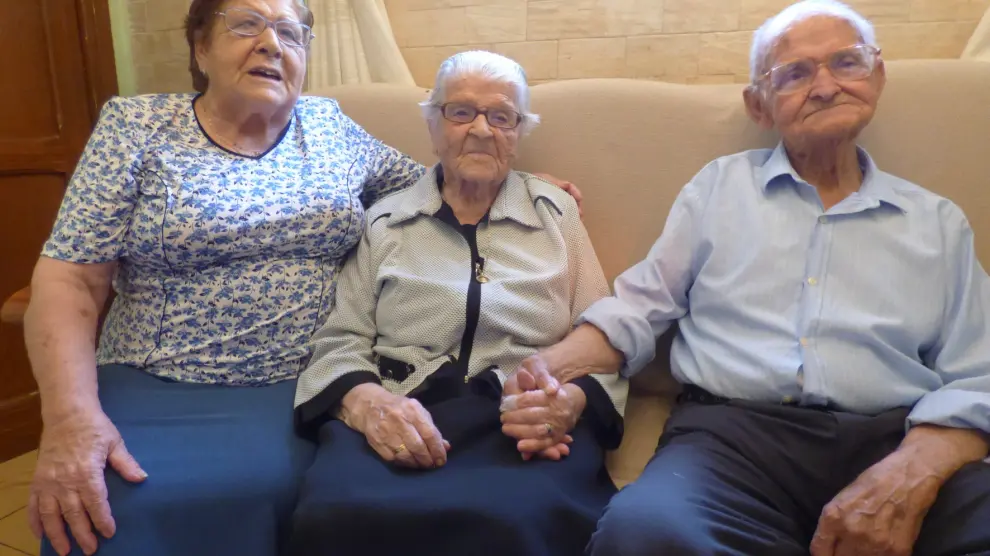 Lucía Lacoma, la tatarabuela del Somontano y abuela de la provincia, cumple 108 años