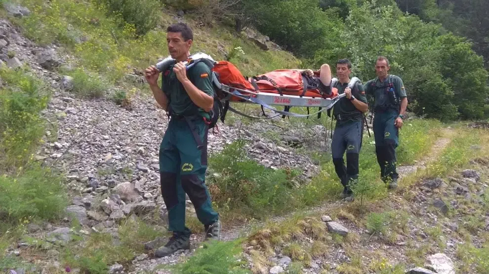 La Guardia Civil auxilia a 14 personas en cinco días en la provincia de Huesca
