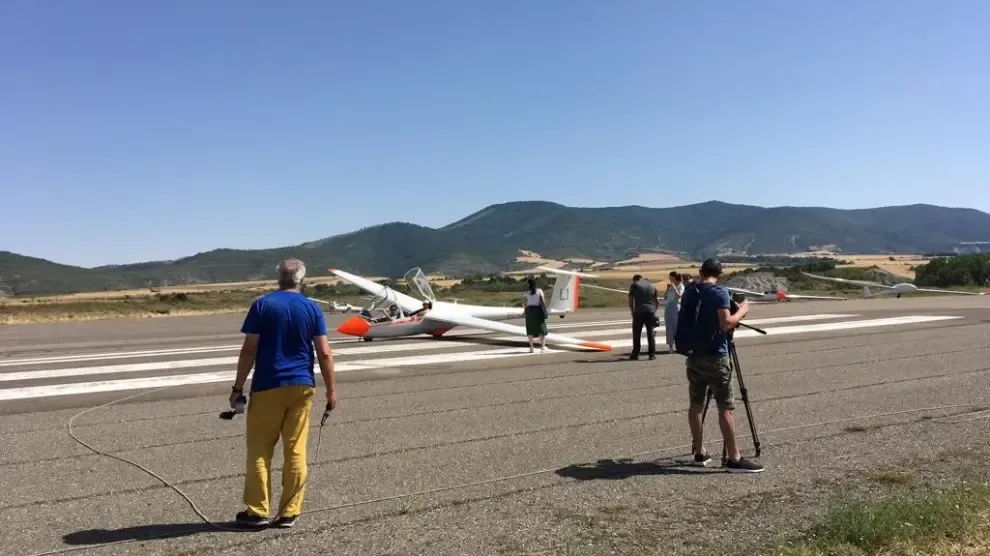 El aeródromo de Santa Cilia y Pirivuelo en la televisión rusa