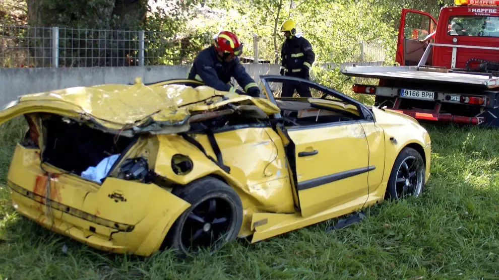 Cuatro jóvenes mueren en un accidente en Salamanca