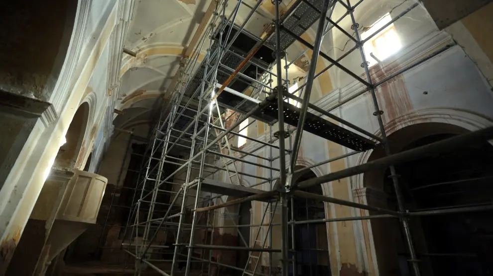 La restauración de la iglesia de Castilsabás se iniciará en menos de dos meses