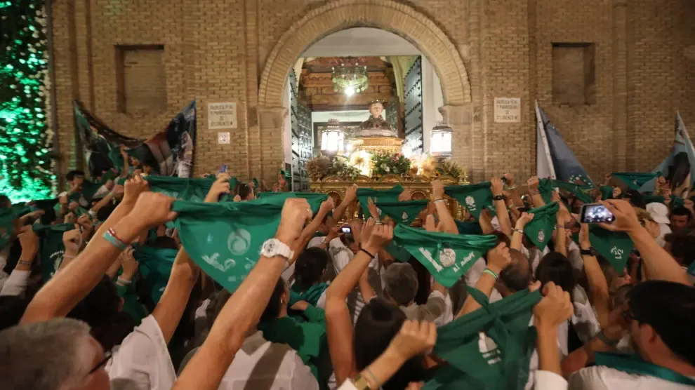 Las fiestas laurentinas entonan su canción más triste, la del "Adiós, San Lorenzo, adiós"