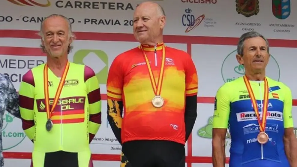 Oro y plata para Argudo y García Landa en el Nacional de Ciclismo Master