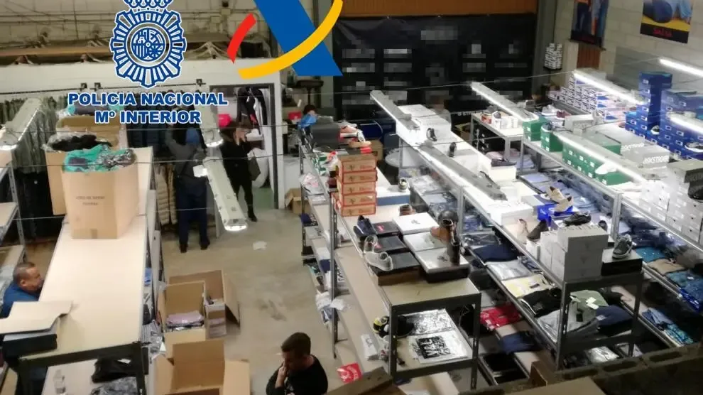 En Aragón se incautaron 12.145 objetos falsificados en 2018