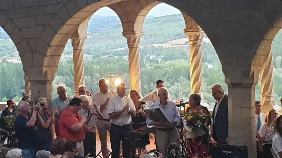 Música en la basílica de la Peña en el homenaje a Antonio Baldellou