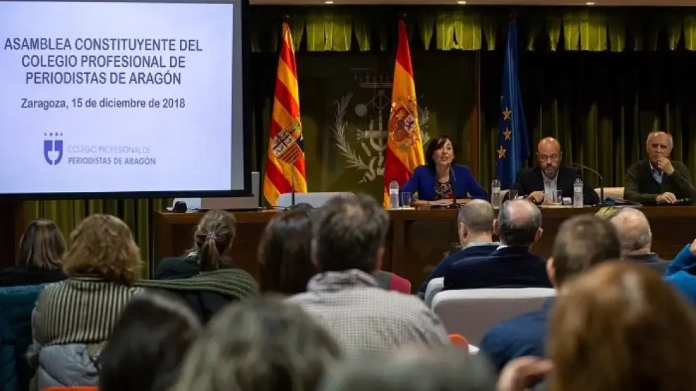 El Gobierno de Aragón autoriza los estatutos del Colegio Profesional de Periodistas