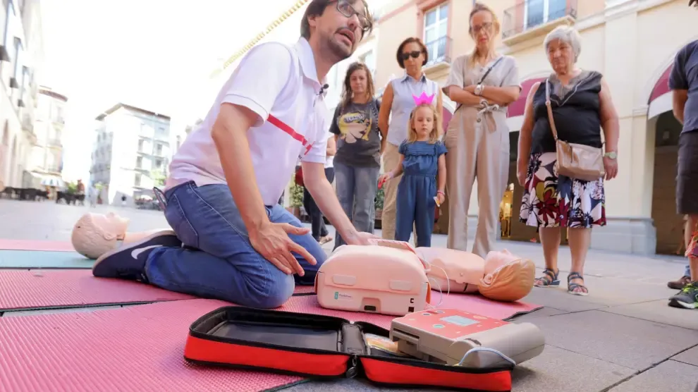Cruz Roja Huesca celebra el Día de los Primeros Auxilios