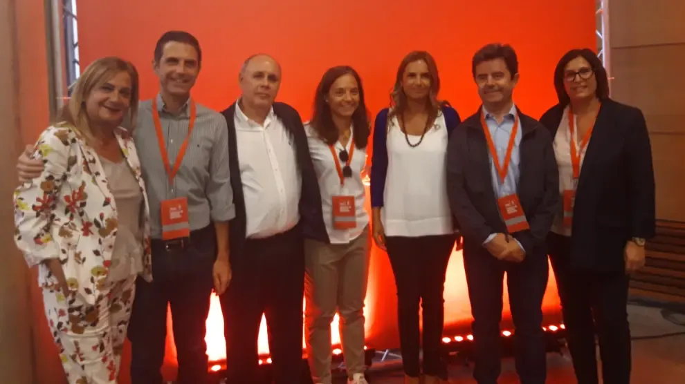 Los alcaldes Luis Felipe y Miriam Ponsa, en el Consejo de Política Municipal del PSOE