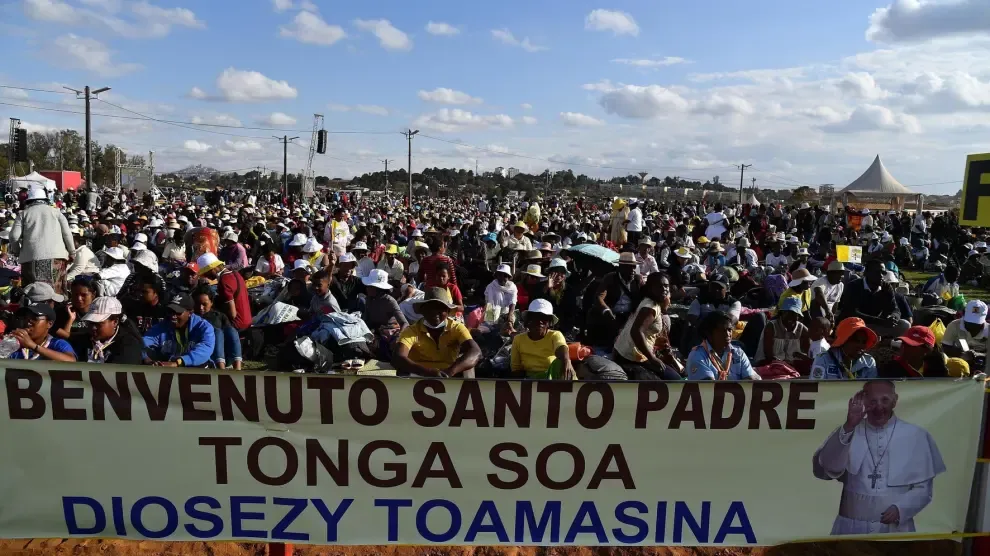 Cien mil jóvenes con el papa en Madagascar