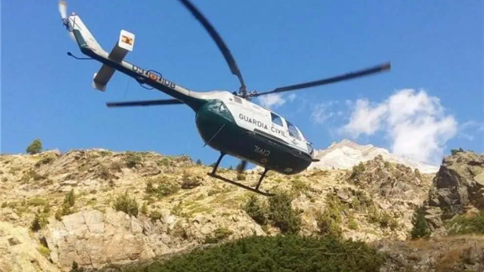 La Guardia Civil rescata en Huesca a cinco personas en tres días