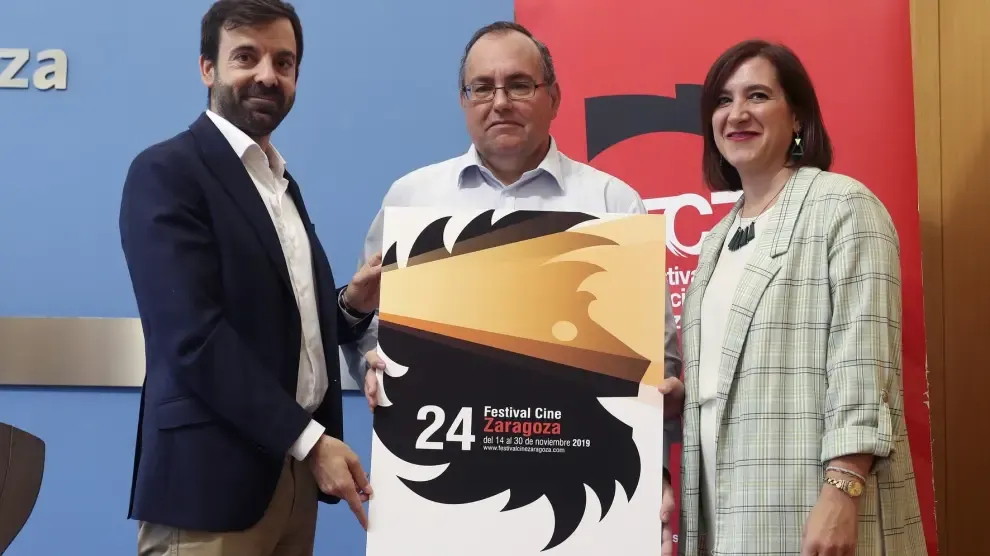 El cartel "Gozaleón", la imagen del Festival de Cine de Zaragoza
