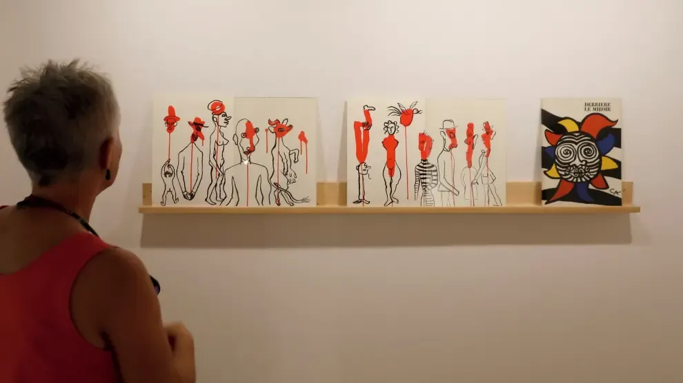 La artista oscense Ana Escar bucea en los fondos de La Carbonería
