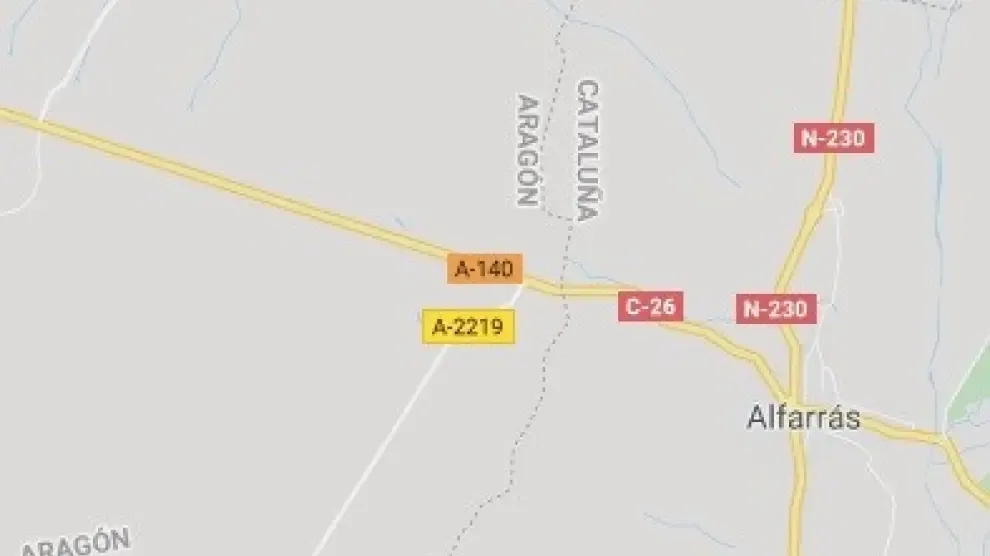 Fallece un vecino de Almacellas al salirse de la vía su coche en Albelda
