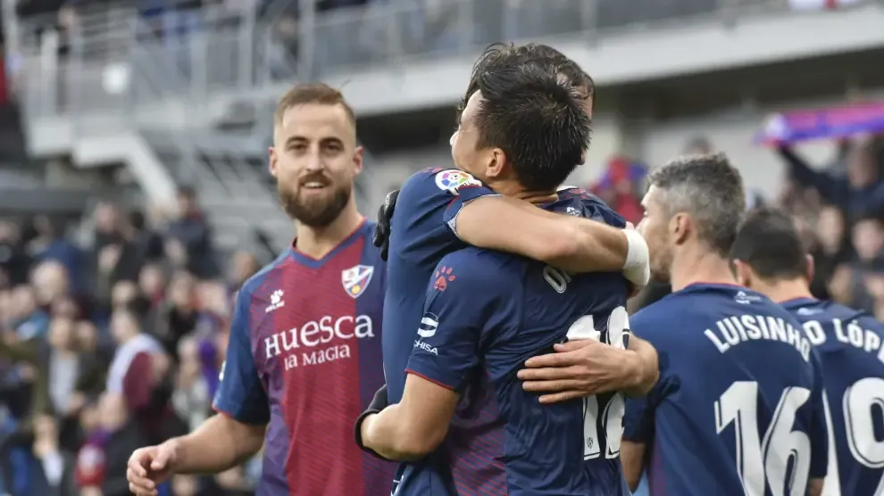 El Huesca, sin un goleador fijo en la primera vuelta