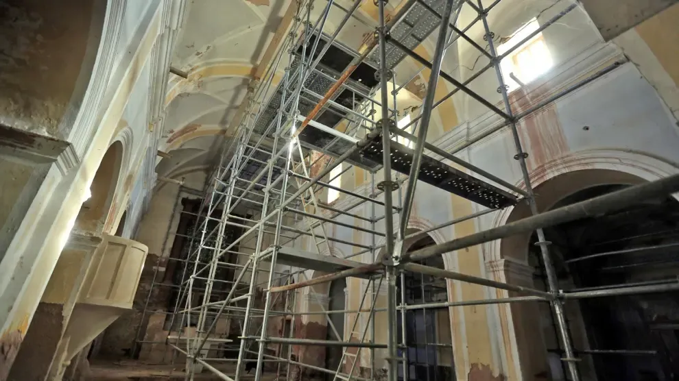 La restauración de la iglesia de Castilsabás se retrasa para 2020