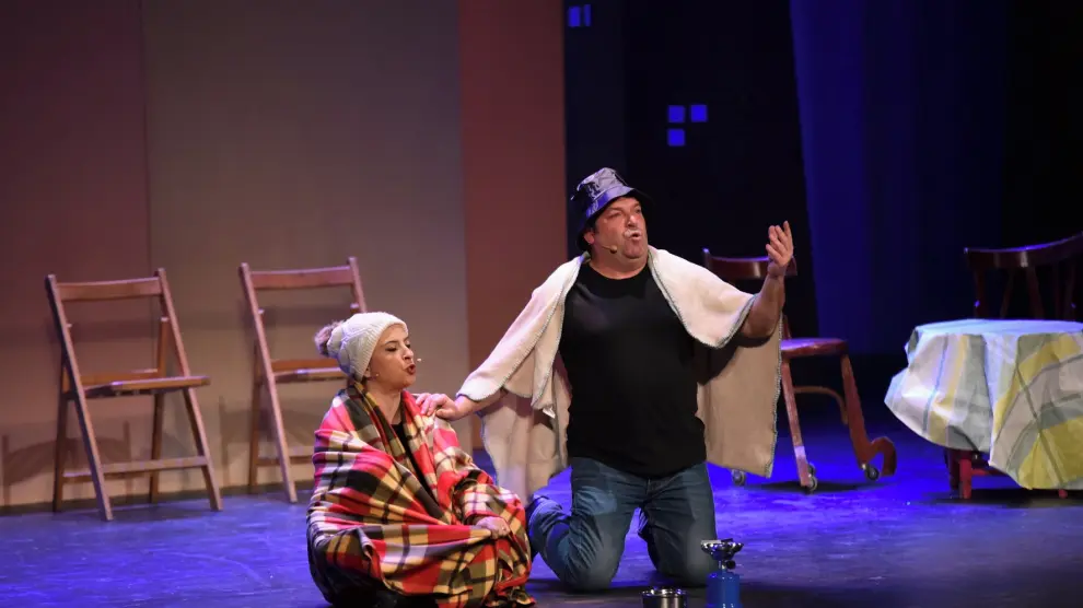 Jorge Asín y Marisol Aznar llenan de buenos momentos el Teatro Olimpia