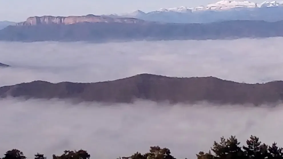 Activada la alerta amarilla por nieblas en la zona sur de la provincia de Huesca