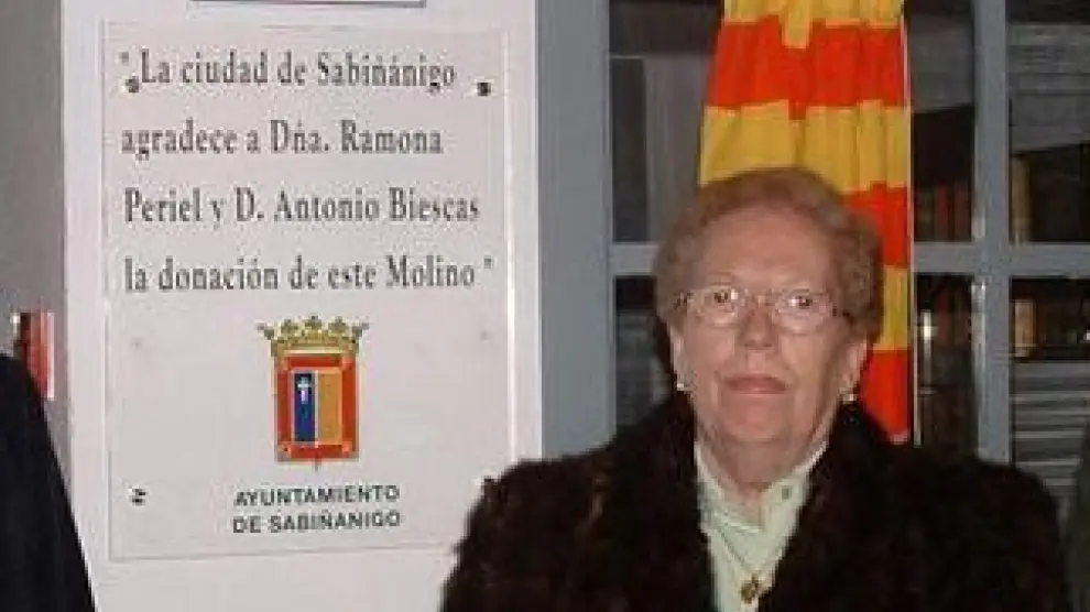 Muere Ramona Periel, donante del molino con su nombre