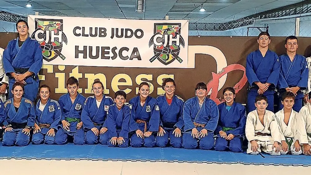 El Club Judo Huesca brinda su solidaridad para conseguir metas