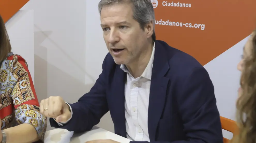 Pérez Calvo envía a Lambán las propuestas de Ciudadanos para abordar el Pacto de la Reconstrucción en Aragón
