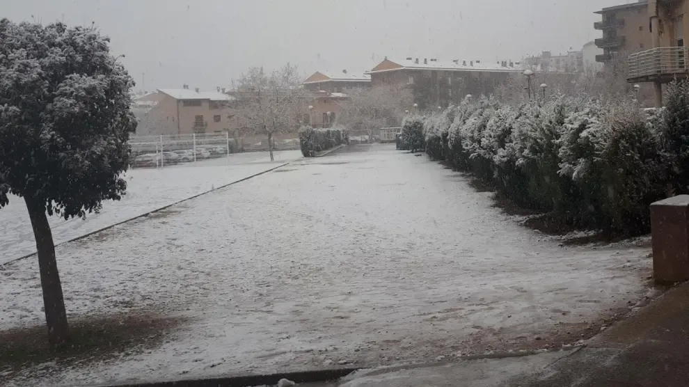 La nieve afecta al 48 % de los escolares de Teruel que utilizan rutas de transporte