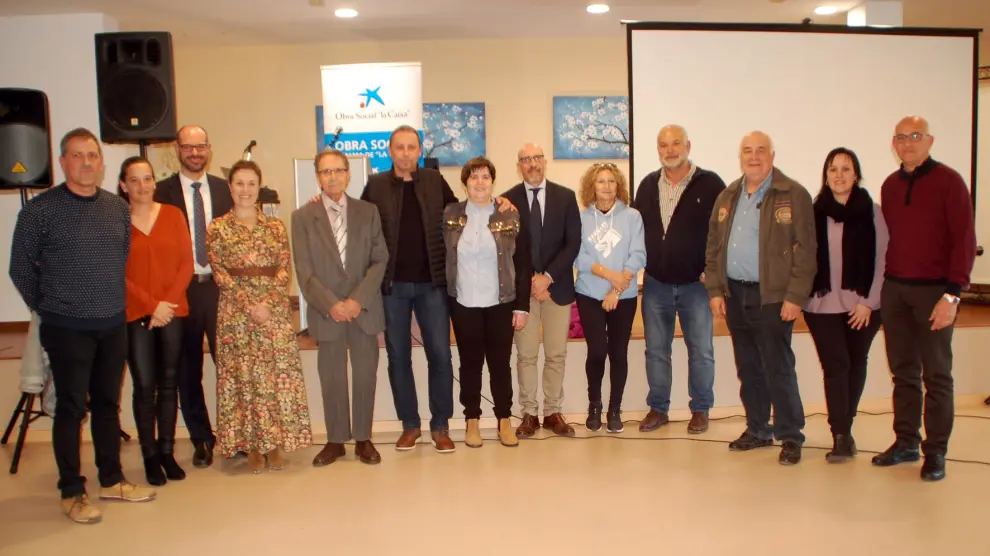 El Centro Social de Mayores de Sariñena inaugura y estrena su nuevo Gimnasio