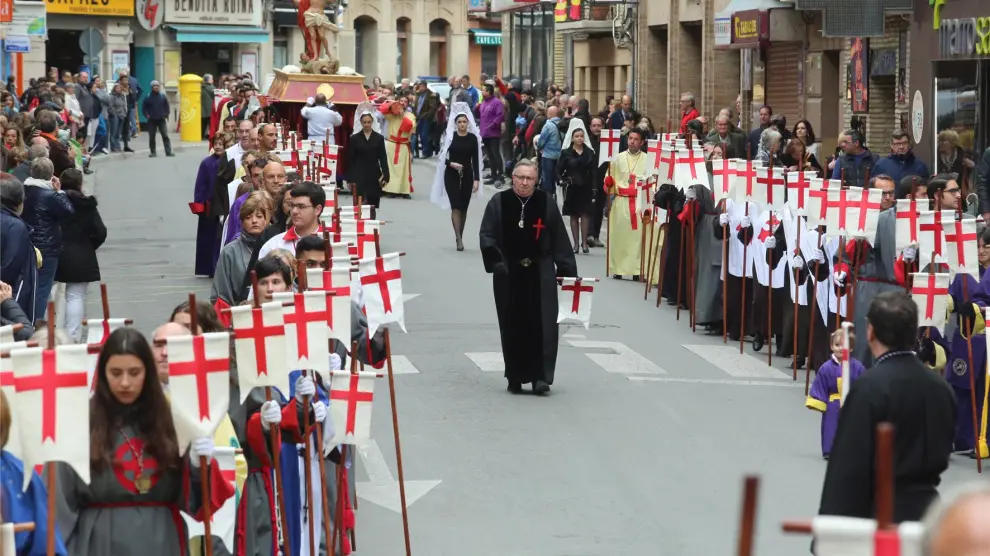 La Archicofradía de la Vera Cruz suspende con "pesar" la Semana Santa de Huesca