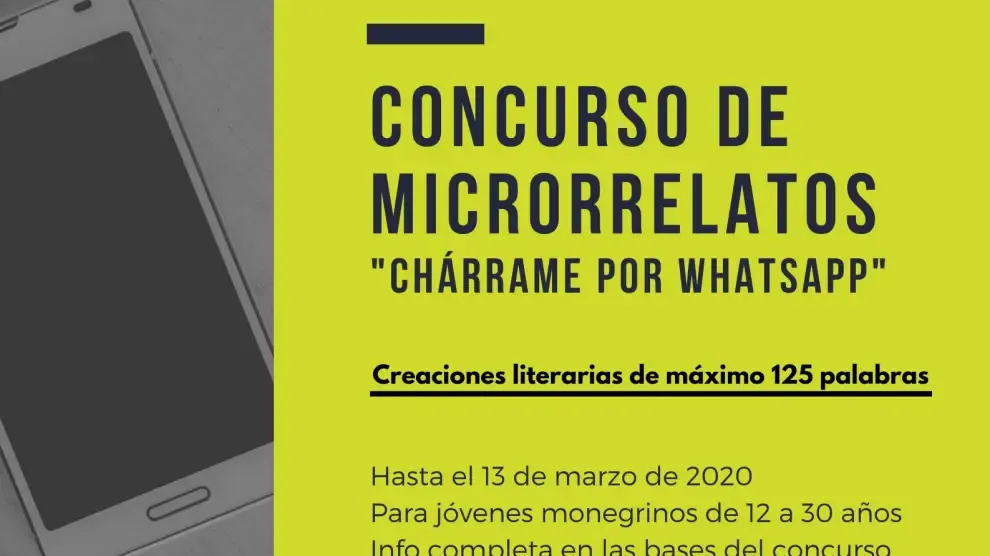 Veintiocho microrrelatos en el "Chárrame por whatsapp"