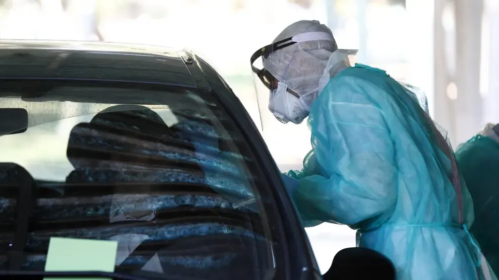 Comienza el sistema de recogida de muestras para los casos sospechosos de coronavirus que puedan desplazarse en coche