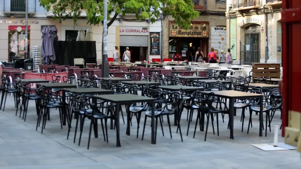 La asociación de hostelería y el ayuntamiento de Huesca trabajan en la reapertura de los verladores