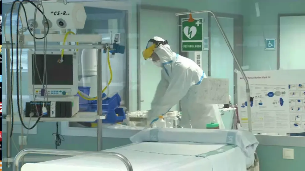 Los hospitales aragoneses tienen actualmente 194 camas ocupadas por afectados por coronavirus