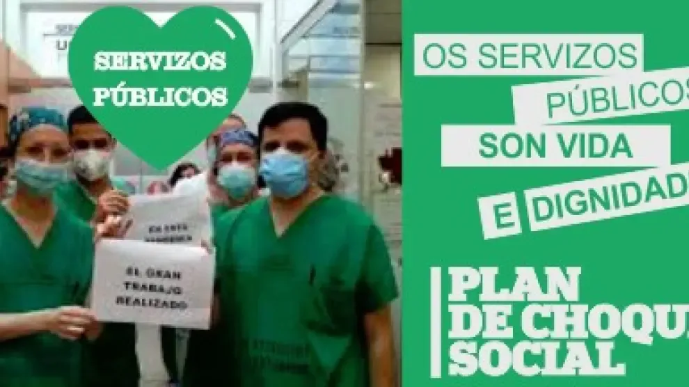 Lanzan la campaña #PintoUnCorazónVerde en defensa de los servicios públicos