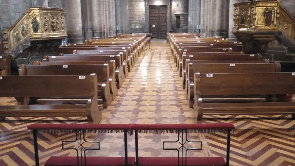 La Catedral de Jaca podrá acoger a 90 personas