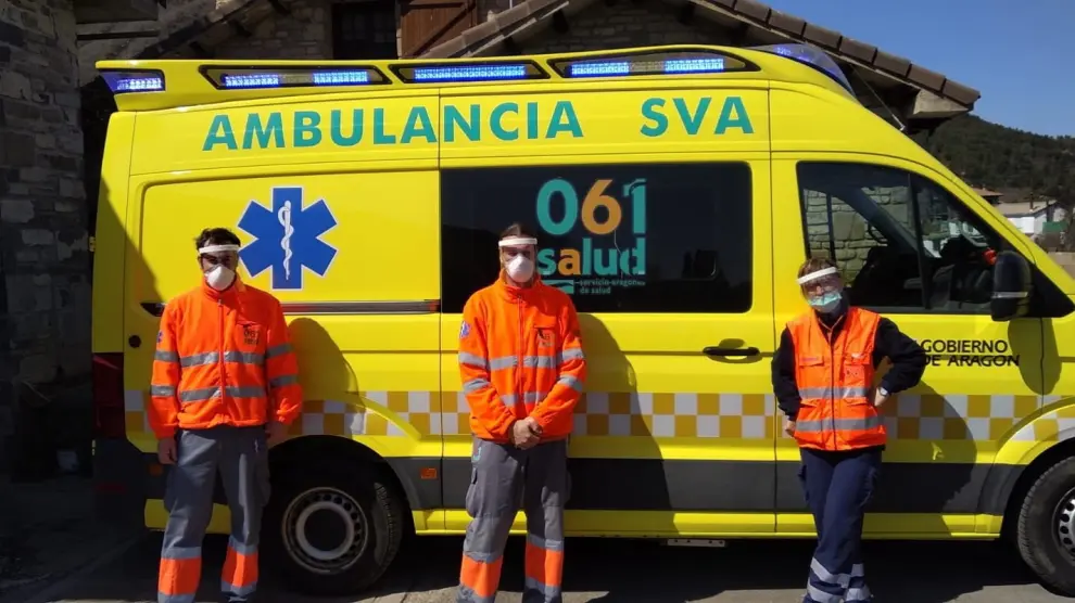 El Colegio de Médicos de Huesca reclama EPI para el transporte del 061